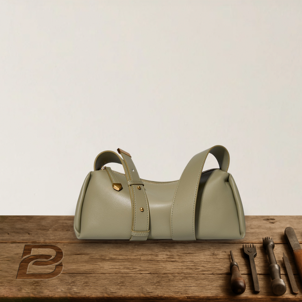 BERK | Baguette shoulder bag made from genuine leather