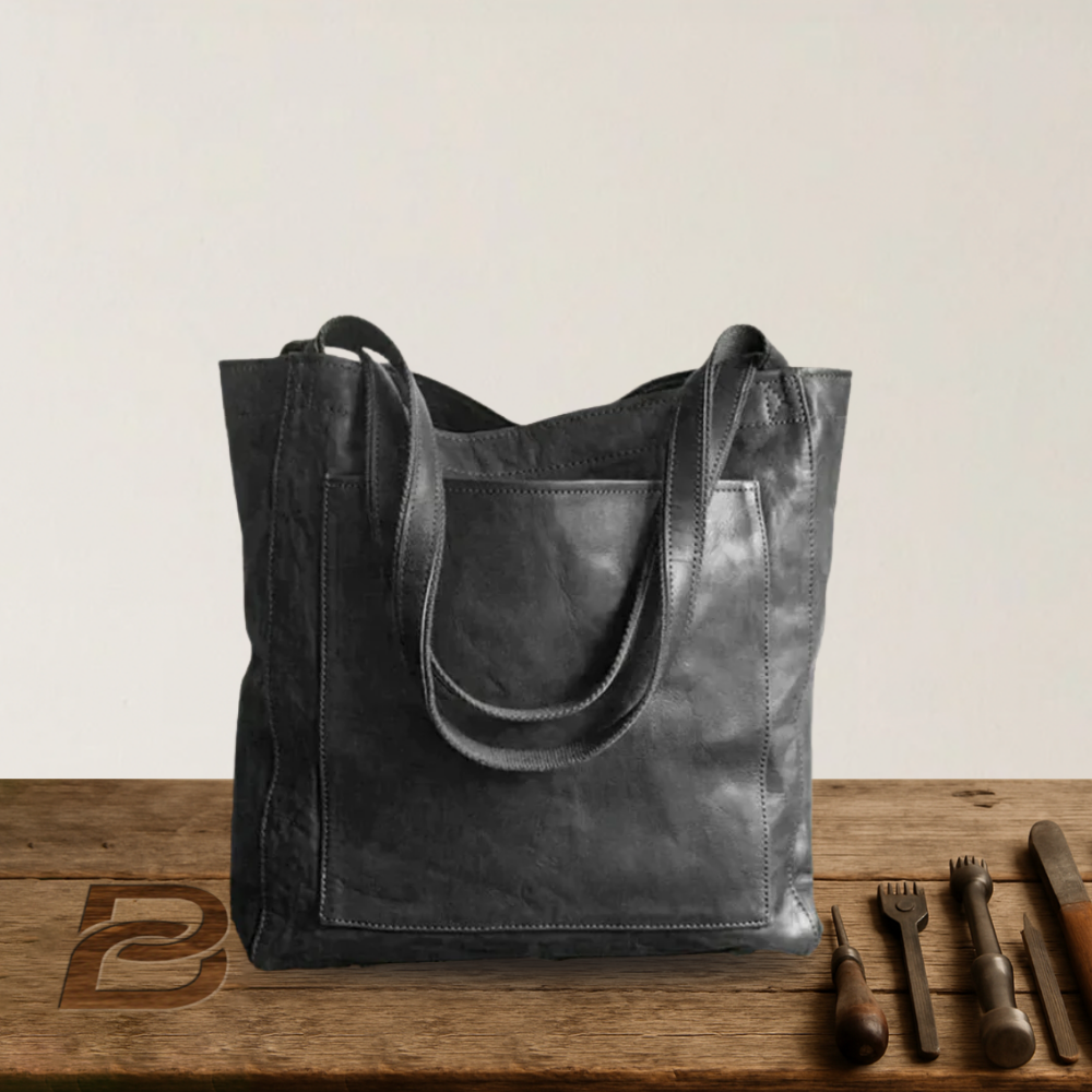 BERK | Classic Vintage Leather Tote Bag