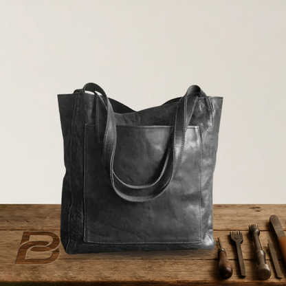 BERK | Classic Vintage Leather Tote Bag